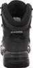 The back view of a black hiking boot. Produktbild-Vorschau