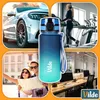 Vilde | Trinkflasche 500 ml - Blau Ombre - Sportflasche mit Produktbild-Vorschau 10