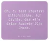 Mr. & Mrs. Panda Mousepad Spruch Kreatives Chaos - Produktbild-Vorschau 1