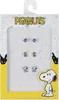 Peanuts Ohrstecker-Set Uni Snoopy & Woodstock weiß/gelb Produktbild-Vorschau 4