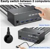 Přepínač KVM USB 3.0, dva vstupy, tři výstupy, tři Náhled obrázku produktu 4