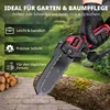 Mini Akku Kettensäge 6 Zoll 18V, Kompakte Astsäge, Produktbild-Vorschau 6