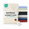 Komfortec Jersey Spannbettlaken 160x200 cm, 100% Baumwolle, Produktbild-Vorschau 1