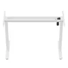 A white electric height-adjustable desk frame against a white background. Anteprima dell’immagine prodotto