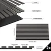 Diagram showing the layers and dimensions of acoustic panels. Produktbild-Vorschau