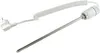A white electric heating element with a coiled cord and plug, designed for radiators. Voir les images du produit