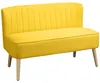 HOMCOM Sofa dwuosobowa Sofa materiałowa Meble do siedzenia Podgląd zdjęcia produktu 1