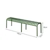 Outdoor Essgruppe Tisch- und Stuhlset aus Eisen – Produktbild-Vorschau 10
