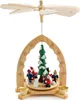 BRUBAKER Pyramide de Noël en bois à 1 étage - 30 cm - Sapin Voir les images du produit 1