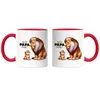 Bester Papa der Welt Löwen Papa Tasse Rot - Vatertag Liebe Produktbild-Vorschau 3