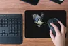 MuchoWow® Mauspad Mousepad Vögel - Federn - Schwarz 27x18 Produktbild-Vorschau 4