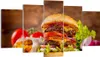 Bild auf Leinwand - Leinwandbild - Hamburger Sandwich - Produktbild-Vorschau 1