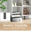 COSTWAY Bücherregal mit 6 Fächern, Standregal mit erhöhten Produktbild-Vorschau 5
