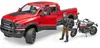 bruder RAM 2500 Power Wagon mit Ducati Desert Sled und Produktbild-Vorschau 2