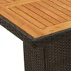 Design 9-tlg. Garten-Essgruppe mit Kissen Schwarz Poly Produktbild-Vorschau 8