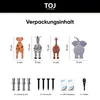 TOJ Living : Lot de 4 crochets muraux pour enfants, thème Voir les images du produit 4