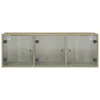 Armadio a muro con ante in vetro rovere Sonoma 102x37x35 cm Anteprima dell’immagine prodotto 6