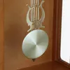 PRIM Radio Melody III Funkwanduhr Holz mit Pendel Braun 28 Produktbild-Vorschau 8
