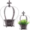 Exner | Pflanzgefäß Krone - 30x20 cm - Metall - Produktbild-Vorschau 4