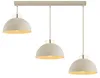 KAR LIGHTING Pendellampe 3-flammig Beige – Moon Ecru Produktbild-Vorschau 3