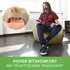 Green Bean® Sitzsack mit Rückenlehne "Cozy" 80x70x90cm - Produktbild-Vorschau 7