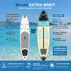 SUP-Board 320x84x15 cm, Bis zu 160 kg, extra breites iSUP, Produktbild-Vorschau 2