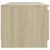 The Living Store TV-Schrank mit LED-Leuchten Sonoma-Eiche Produktbild-Vorschau 5