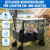 Transparente Bollerwagen Abdeckung wasserdicht, Regenschutz Produktbild-Vorschau 5