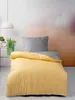 Bettwäsche 100% Baumwolle 135x200 cm Renforce Raute Gelb Produktbild-Vorschau 4