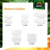 Dose 1,3 Liter – 18,5 × 12,5 × 7,5 cm – Transparent mit Produktbild-Vorschau 8