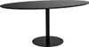 Miliboo - Schwarzer ovaler Design-Esstisch B170 cm HALIA Produktbild-Vorschau 1