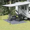 vidaXL Tappeto da tenda blu e grigio 350 x 250 cm in Anteprima dell’immagine prodotto 2