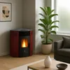 Eck-Pelletofen Iseos 12,2 kW Bordeaux Sannover Produktbild-Vorschau 4