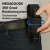 Taschenlampen Holster 360° drehbar Jagd Outdoor Gürtel Produktbild-Vorschau 4