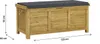Coffre de jardin "Gana" en bois - 125 x 60 x 55 cm - Marron Voir les images du produit 4