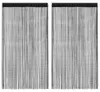 vidaXL Tende a corda 2 pezzi 100 x 250 cm Nero Anteprima dell’immagine prodotto 8