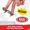 A finger is holding a small skateboard, with text overlays and a logo. Náhľad obrázku produktu