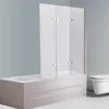Szklana kabina prysznicowa 140x130cm ze składanym parawanem Podgląd zdjęcia produktu 6