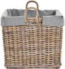 KRINES HOME Duży kosz na drewno naturalny kosz rattanowy XL Podgląd zdjęcia produktu 3