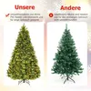 COSTWAY 240cm LED albero di Natale artificiale, albero di Anteprima dell’immagine prodotto 6