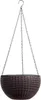 Blumenampel Nessa Rattanoptik Braun Produktbild-Vorschau 1