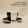MUVELL 6x Espressotassen á 60 ml | Schwarz | Italian Style Produktbild-Vorschau 3