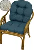 AMPO Cuscino imbottito per sedia in rattan, sedia Bahamas, Anteprima dell’immagine prodotto 1