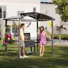 tectake Grillpavillon 2,4x1,5x2,34m - Alu-Stahl Rahmen - Produktbild-Vorschau 8