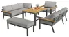 L-förmiges Gartensofa-Set für 8 Personen – Terrassenmöbel Produktbild-Vorschau 10