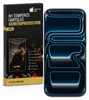 A product box for a screen protector is shown next to a smartphone with a stylized blue screen. Produktbild-Vorschau