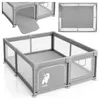 Malplay Laufstall Baby Laufgitter mit Netzwänden 150 x Produktbild-Vorschau 1