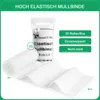 8cm x 4m Fixierbinde, Elastische Mullbinden, Hochelastische Produktbild-Vorschau 2