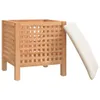 vidaXL Koupelnová stolička 48x47,5x52 cm ořechový masiv Náhled obrázku produktu 4