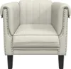 A studio shot of a single armchair. Produktbild-Vorschau